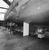 Botten på torpedb. Vidar i docka 2