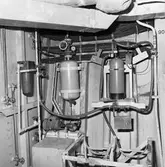 Int av maskinrum och på mindäck Minf. Älvsborg