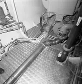 Int av styrhytt och maskinrum på Norska Sesen båt 2