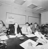 Möte VD och ledn.gruppen,fackordf och press