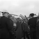 Besök av folk från FMV och UD H. Frisk ombord på M73 Koster