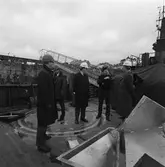 Besök av folk från FMV och UD H. Frisk ombord på M73 Koster