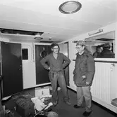 Arbetsbilder ombord på isbr. Tor