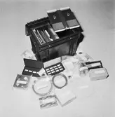 Reservdelslåda hydrofon televerkst.