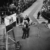 Kungens o Drottningens besök å varvet samt provtur med Norska Sesen