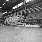 Spantresning till stridsbåt CG13 i plastverkstan