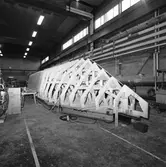 Stridsbåt CG 13 i plastverkstan