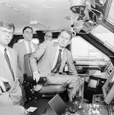 Besök av centerpartiets ledare Olof Johansson