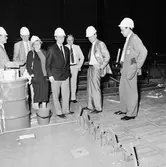 Besök av centerpartiets ledare Olof Johansson