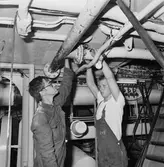 Arbetsbilder ombord på MO2 Älvsborg