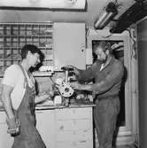 Arbetsbilder ombord på MO2 Älvsborg