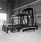 Tågfront och jiggen till höghastighetståg