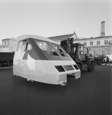 Lyft av tågfronter till lastbil