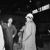 Industriministern besöker varvet