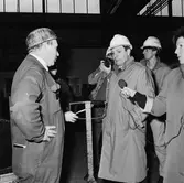 Industriministern besöker varvet