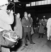 Industriministern besöker varvet