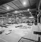 Int av plåt, svetsverkst, flakhallen o skrovhallen