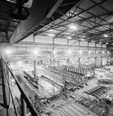 Int av plåt, svetsverkst, flakhallen o skrovhallen