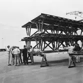 Testprov med sektioner till krigsbro