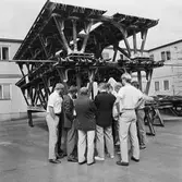 Testprov med sektioner till krigsbro