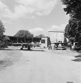 Testprov med sektioner till krigsbro