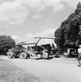 Testprov med sektioner till krigsbro