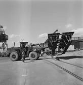 Testprov med sektioner till krigsbro