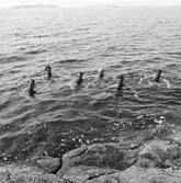 Sem. bild badande vid Söderstjärna