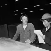 Personal i svetsverkst, plastv och el-maskinverkst.