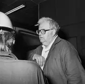 Personal i svetsverkst, plastv och el-maskinverkst.