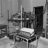 Provbänk till smörjoljepumpar maskinverkst.