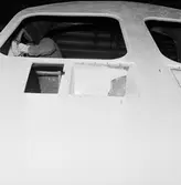 Tågfronten till högh. hetståg i plastverkst.