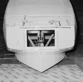 Tågfronten till högh. hetståg i plastverkst.