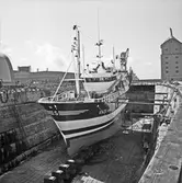 Fiskebåtar i docka 1 o 2