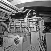 Int av sjöhunden (ubåt) maskinrummet