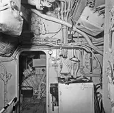 Int av sjöhunden (ubåt) maskinrummet