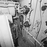 Int av sjöhunden (ubåt) maskinrummet