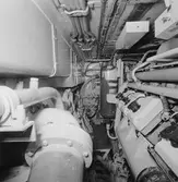Int av sjöhunden (ubåt) maskinrummet