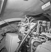 Int av sjöhunden (ubåt) maskinrummet