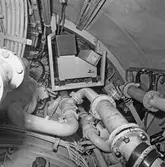 Int av sjöhunden (ubåt) maskinrummet