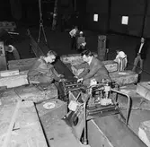 Prov med lanserbalk till krigsbroar