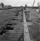 Översiktsbilder av östra kölhalningsbroarna