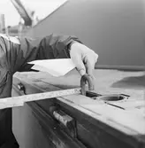 Provbelastning av lanserbalkar till krigsbro