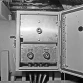 HTI panel och el kopplingslådor ombord på kkv typ Göteborg beskrivn.