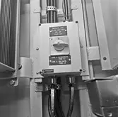 HTI panel och el kopplingslådor ombord på kkv typ Göteborg beskrivn.