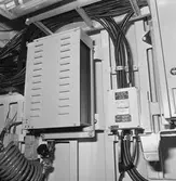 HTI panel och el kopplingslådor ombord på kkv typ Göteborg beskrivn.