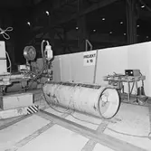 Torpedtuber till A19 ubåten i plastverkstan