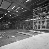 Ribbspantformen på bädden till Singapore fartyget