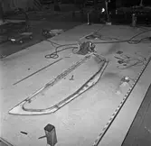 Olika arbetsobjekt till A19 Ubåten i plåtverkst.