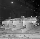 Olika arbetsobjekt till A19 Ubåten i plåtverkst.